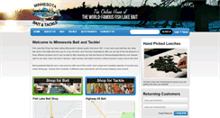 Desktop Screenshot of minnesotabaitandtackle.com